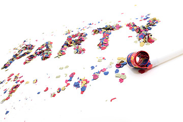 Image showing confetti party 