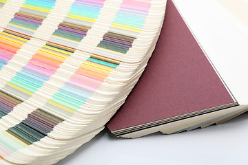 Image showing paper and color samples