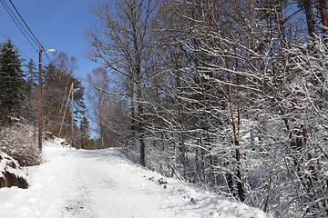 Image showing Vinter i Oslo