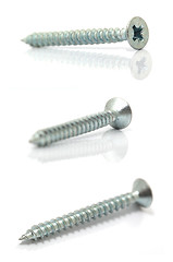 Image showing screws on white