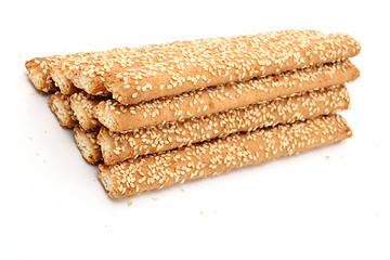 Image showing stack og bagels