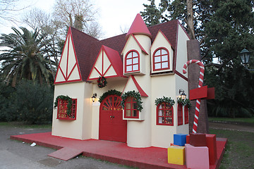 Image showing santa claus house