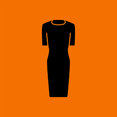 Image showing Business Woman Dress Icon