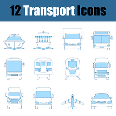 Image showing Transport Icon Set