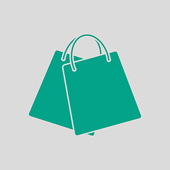 Image showing Two Shopping Bags Icon