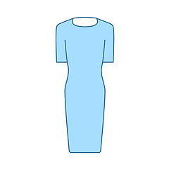 Image showing Business Woman Dress Icon