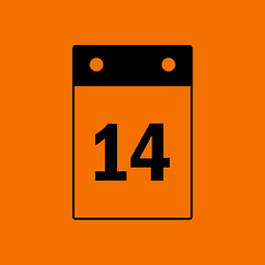 Image showing Valentine Day Calendar Icon