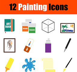Image showing Painting Icon Set
