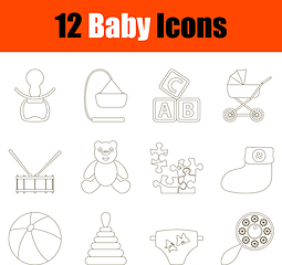 Image showing Baby Icon Set