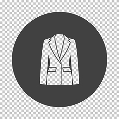 Image showing Business Woman Suit Icon