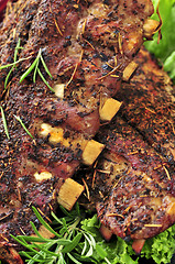 Image showing Spare rib dinner