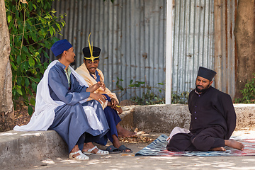 Image showing Orthodox monk lake Tana, Bahir Dar Ethiopia