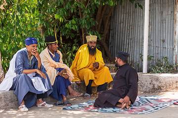 Image showing Orthodox monk lake Tana, Bahir Dar Ethiopia