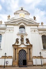 Image showing Strahov Monastery in historic town Prague, Central Bohemia, Czech Republic Czech Republic