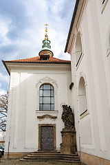 Image showing Strahov Monastery in historic town Prague, Central Bohemia, Czech Republic Czech Republic