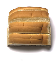 Image showing new england style hot dog buns