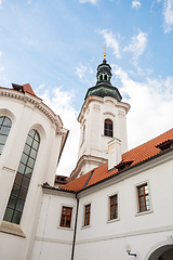 Image showing Strahov Monastery in historic town Prague, Central Bohemia, Czech Republic Czech Republic