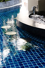 Image showing Swimming pool bar