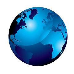 Image showing gel globe blue