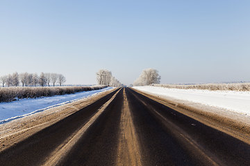 Image showing road in the forest