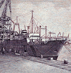 Image showing Ship in harbor