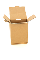 Image showing Brown Cardboard Rectangular Shape Box