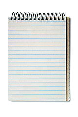Image showing Spiral bound note pad