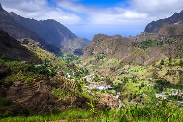 Image showing Paul Valley landscape in Santo Antao island, Cape Verde