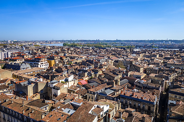 Image showing City of Bordeaux Aerial view, France