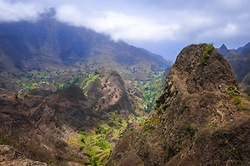 Image showing Paul Valley landscape in Santo Antao island, Cape Verde