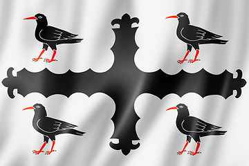 Image showing Flintshire County flag, UK