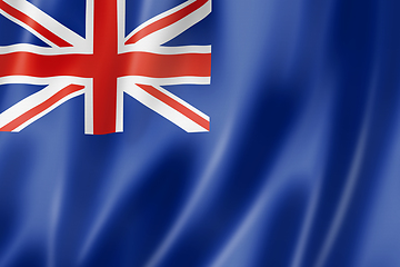 Image showing Blue ensign, UK flag