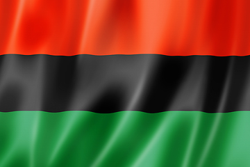 Image showing African Americans flag, America