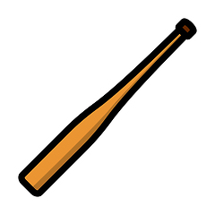 Image showing Baseball Bat Icon