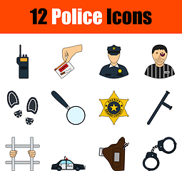 Image showing Police Icon Set