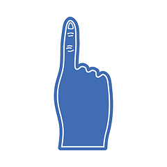 Image showing Fans Foam Finger Icon