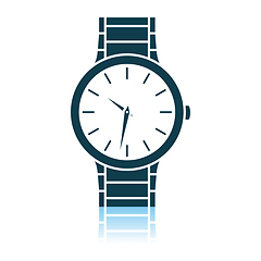 Image showing Business Woman Watch Icon