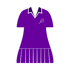 Image showing Tennis Woman Uniform Icon