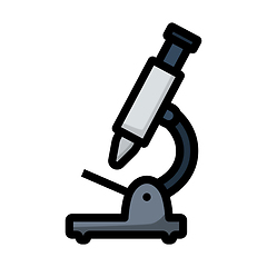 Image showing Icon Of School Microscope