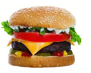Image showing Cheeseburger loaded