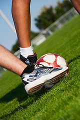 Image showing Soccer Feet