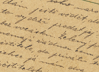 Image showing vintage handwriting