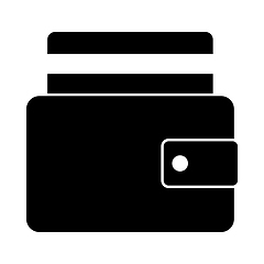 Image showing Credit Card Get Out From Purse Icon