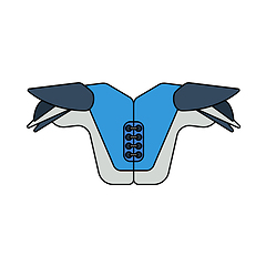 Image showing American Football Chest Protection Icon