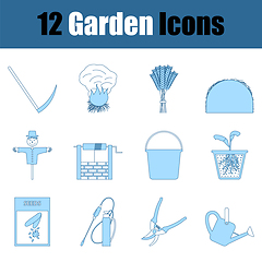 Image showing Garden Icon Set