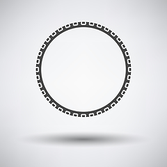 Image showing Bike Tyre Icon