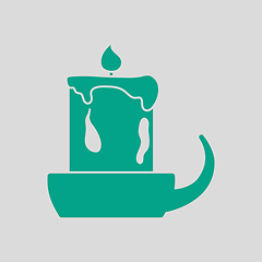 Image showing Candle In Candlestick Icon