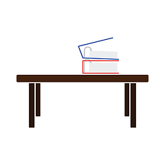 Image showing Office Low Table Icon