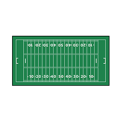 Image showing American Football Field Mark Icon