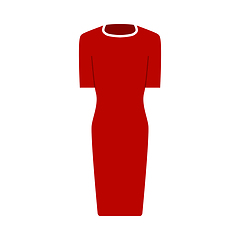 Image showing Business Woman Dress Icon